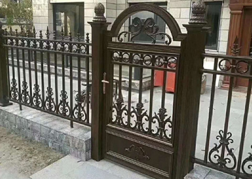 南通铝艺单扇门